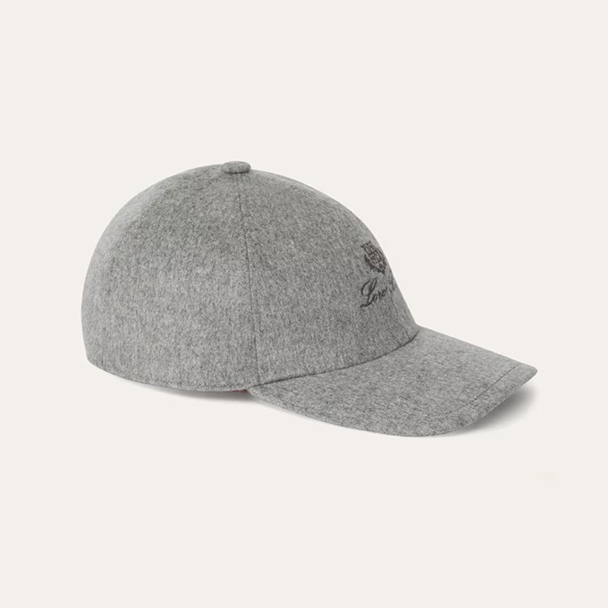 loro piana cashmere embroidered baseball cap